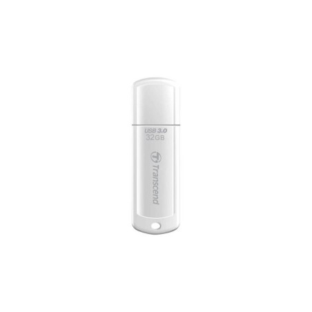 Transcend JetFlash 730 32GB USB 3.0 Flash Drive - Fast, Reliable & Stylish White USB Stick